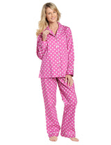 Womens Poplin Pajama Set