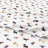 Turkish Cotton Christmas Flannel Sheet - Whittaker Collection