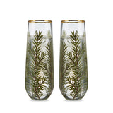 Woodland Stemless Champagne Flute Set