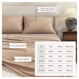 Turkish Cotton Flannel Sheet Set - Plaid & Stripe Collection