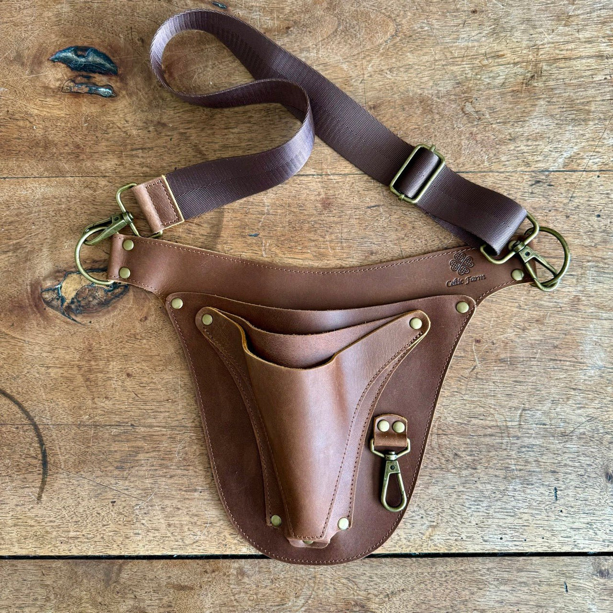 Ultimate Leather Garden Tool Belt & Holder
