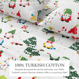 4-Piece Turkish Cotton Flannel Sheet - Whittaker Collection