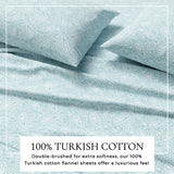 Turkish Cotton Flannel Sheet - Belle Collection
