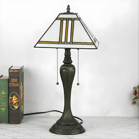 Vintage Square Tiffany Lamp for Sale