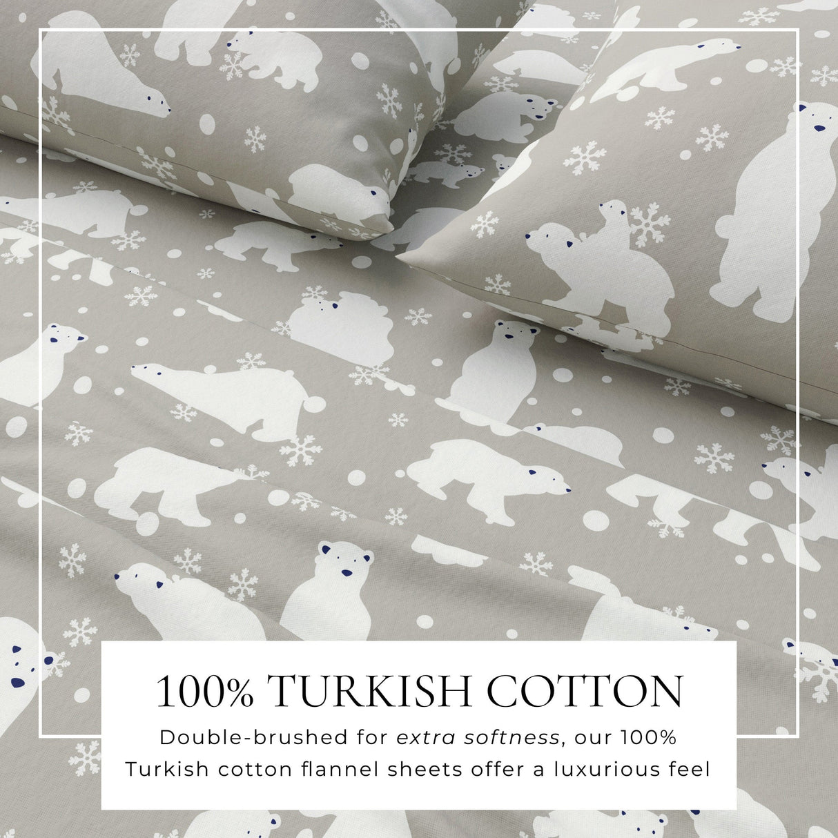 4-Piece Turkish Cotton Flannel Sheet - Stratton Collection