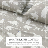 4-Piece Turkish Cotton Flannel Sheet - Stratton Collection
