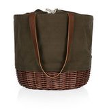 Coronado Canvas and Willow Basket Tote