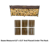 The Woodhaven 10ft Firewood Rack