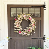 Pink Blossom Wreath, 26"
