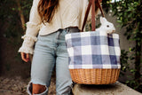 Coronado Canvas and Willow Basket Tote
