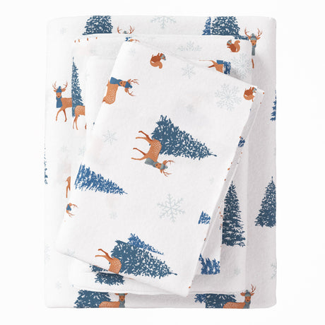 4-Piece Turkish Cotton Flannel Sheet - Whittaker Collection