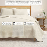 Cotton Honeycomb Waffle Garment Washed Quilt Set