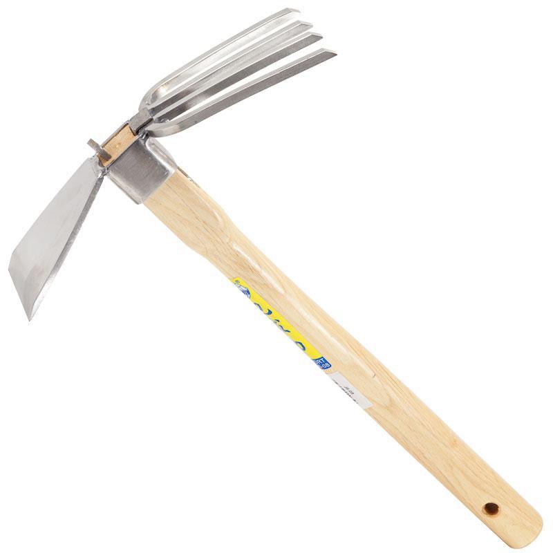 Zenport Stainless Steel Hoe & Fork Combo - Thumbnail 3
