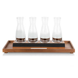Cava Wine Tasting Kit with 4 Glass Carafes