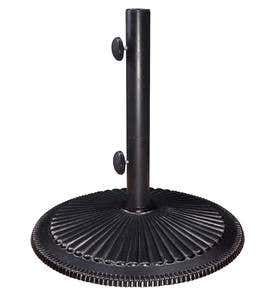 Umbrella Base Stand, Cast Iron 50 lbs.