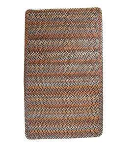 Blue Ridge Rectangle Wool Braided Rug, 8' x 11' - Moss Multi