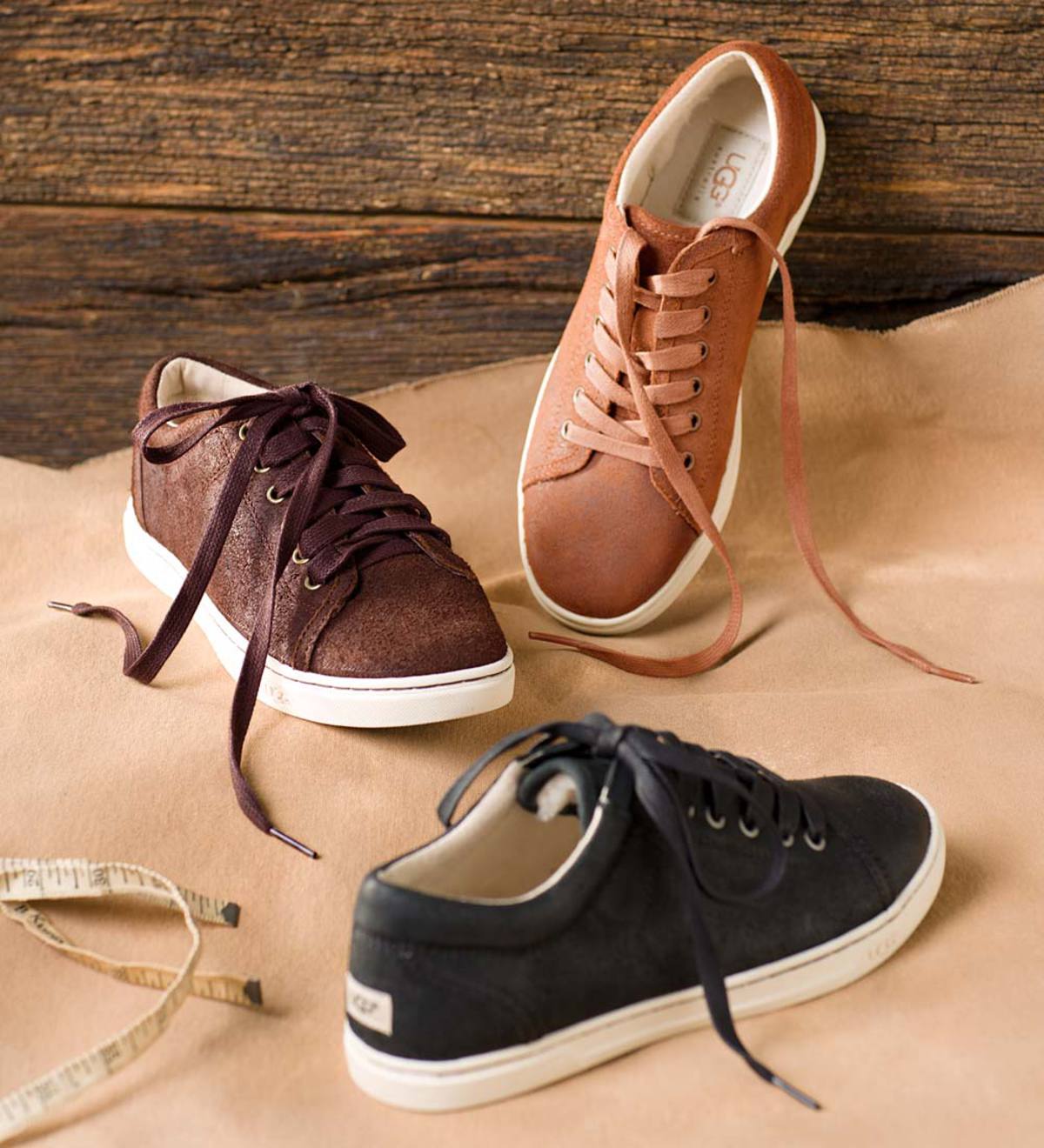 Ugg on sale leather sneakers