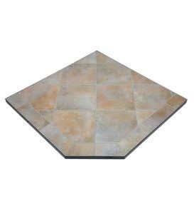 36”Tile Corner Hearth Pad