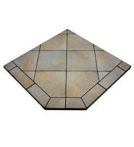 36”Tile Corner Hearth Pad