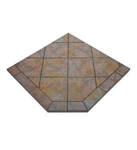 36”Tile Corner Hearth Pad