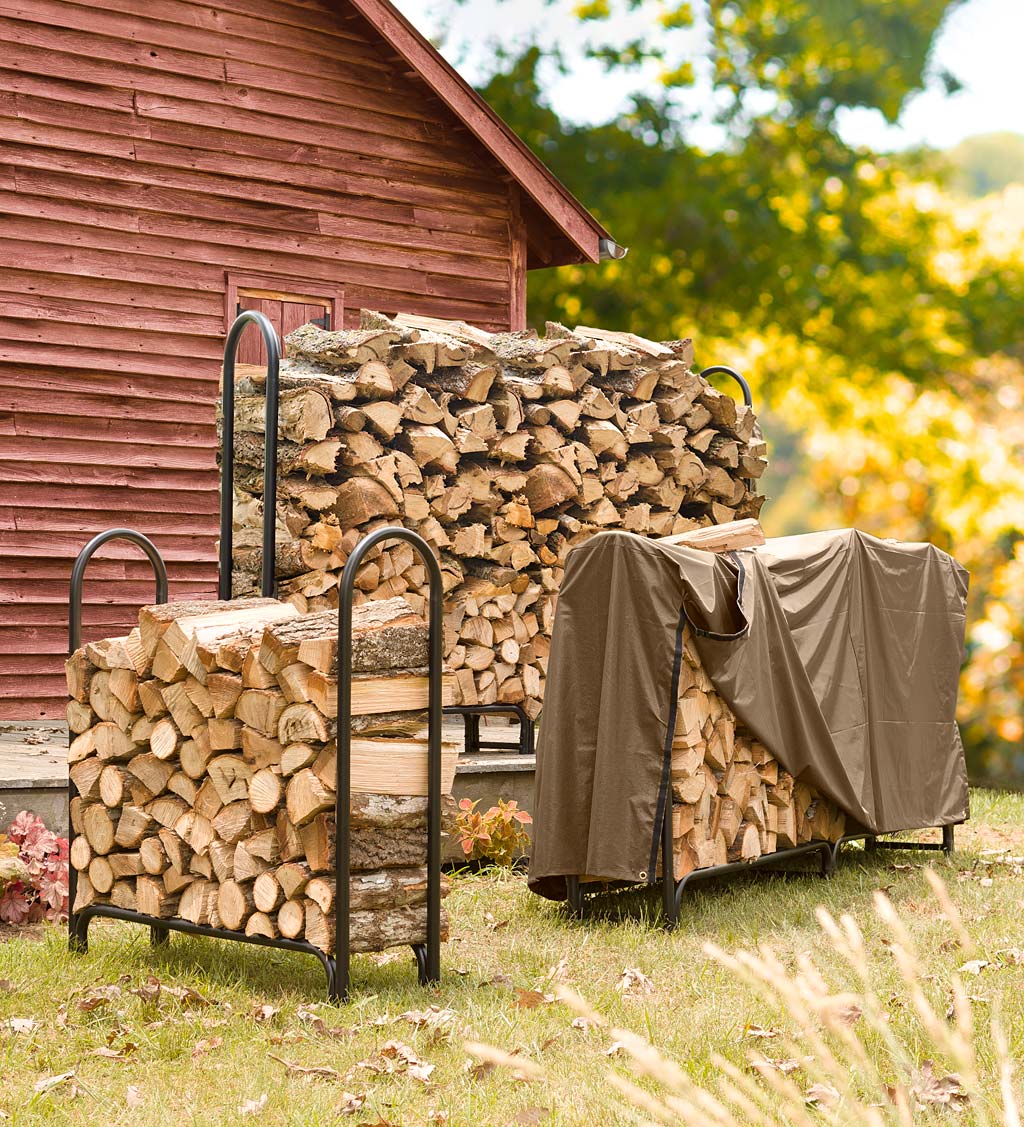 Shelterlogic heavy duty firewood rack online cover