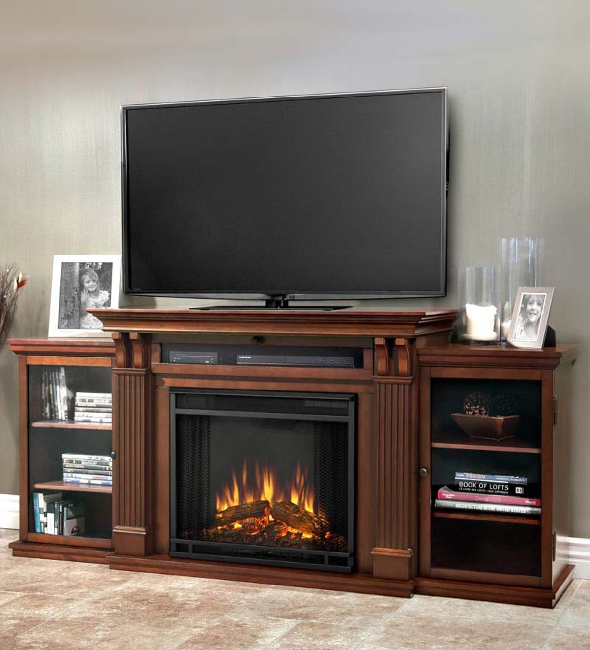 Ashley Electric Fireplace/Entertainment Center