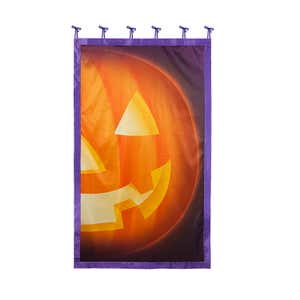 Jack-O-Lantern Window Shades, Set of 2