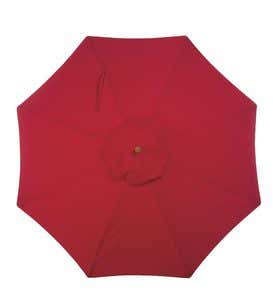 Deluxe Sunbrella Market Umbrella, 9' dia. - Jockey Red