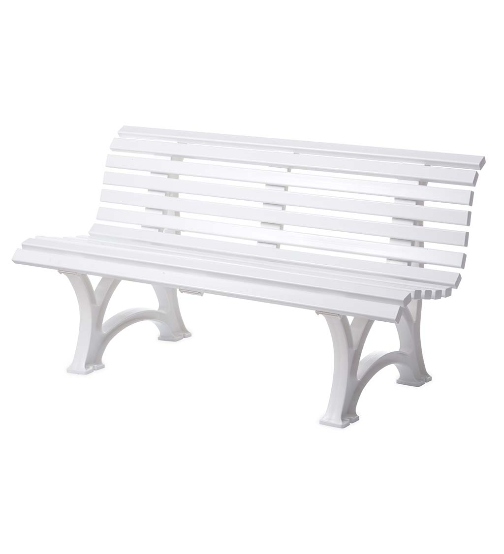 Large outlet garden bench