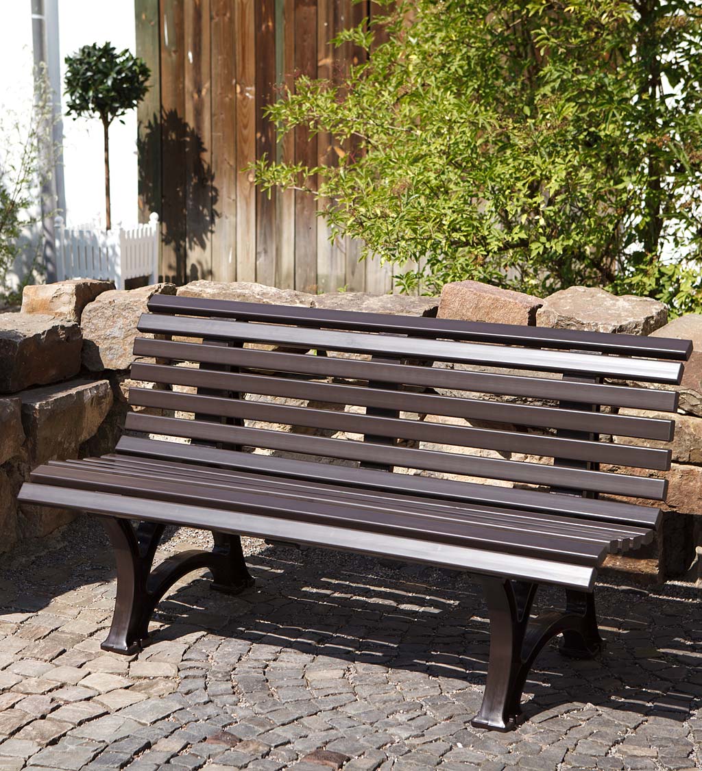 Large outlet garden bench