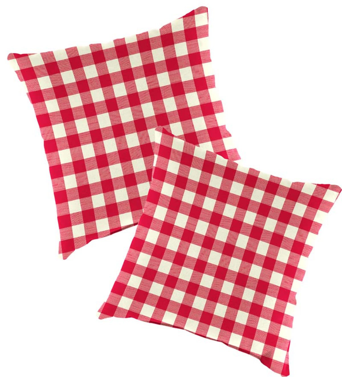 Replacement Pillows for Rope Hammock Swing, Set of 2 - Red Gingham