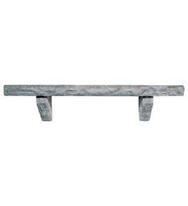 60”Cast Perfection Stone Mantel Shelf - Brown