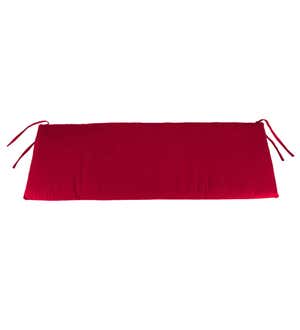 Polyester Classic Swing/Bench Cushion, 48" x 19"x 3" - Barn Red