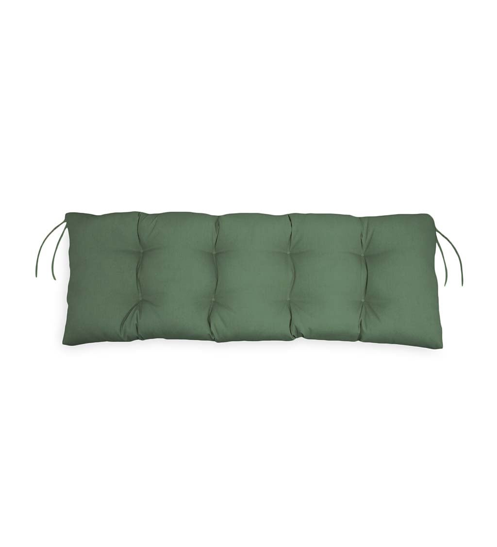 Outdoor swing bench online cushion