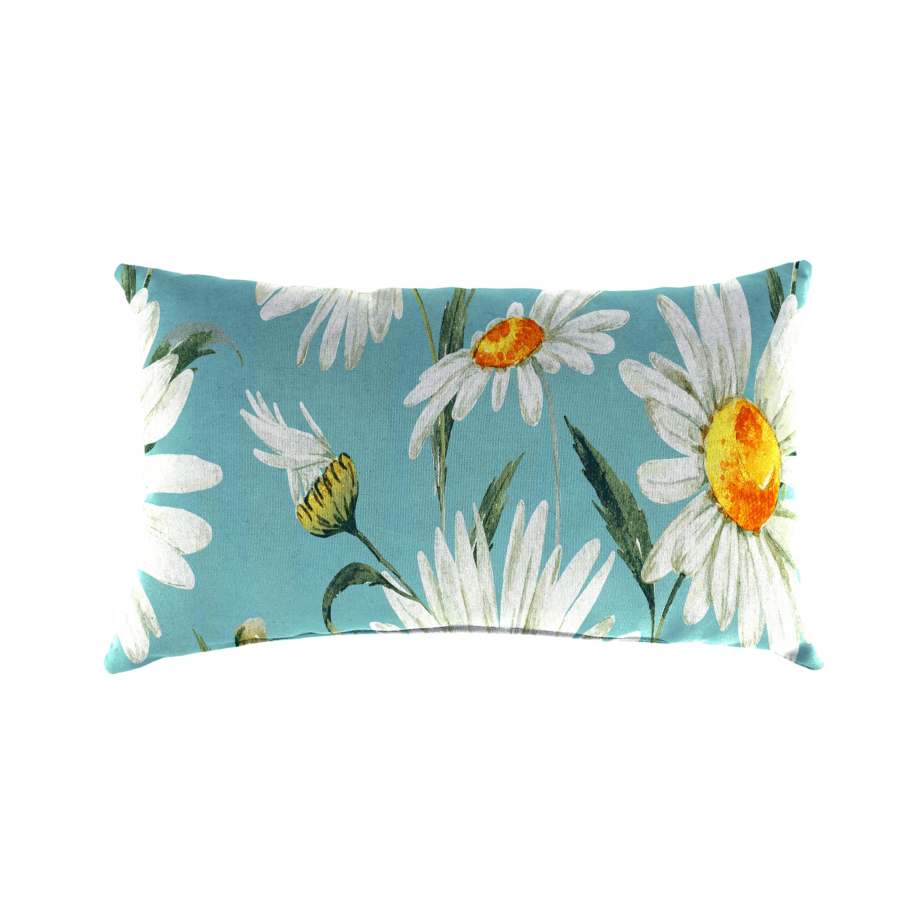 Classic Lumbar Pillow, 19" x 12" x 5½" - Daisy