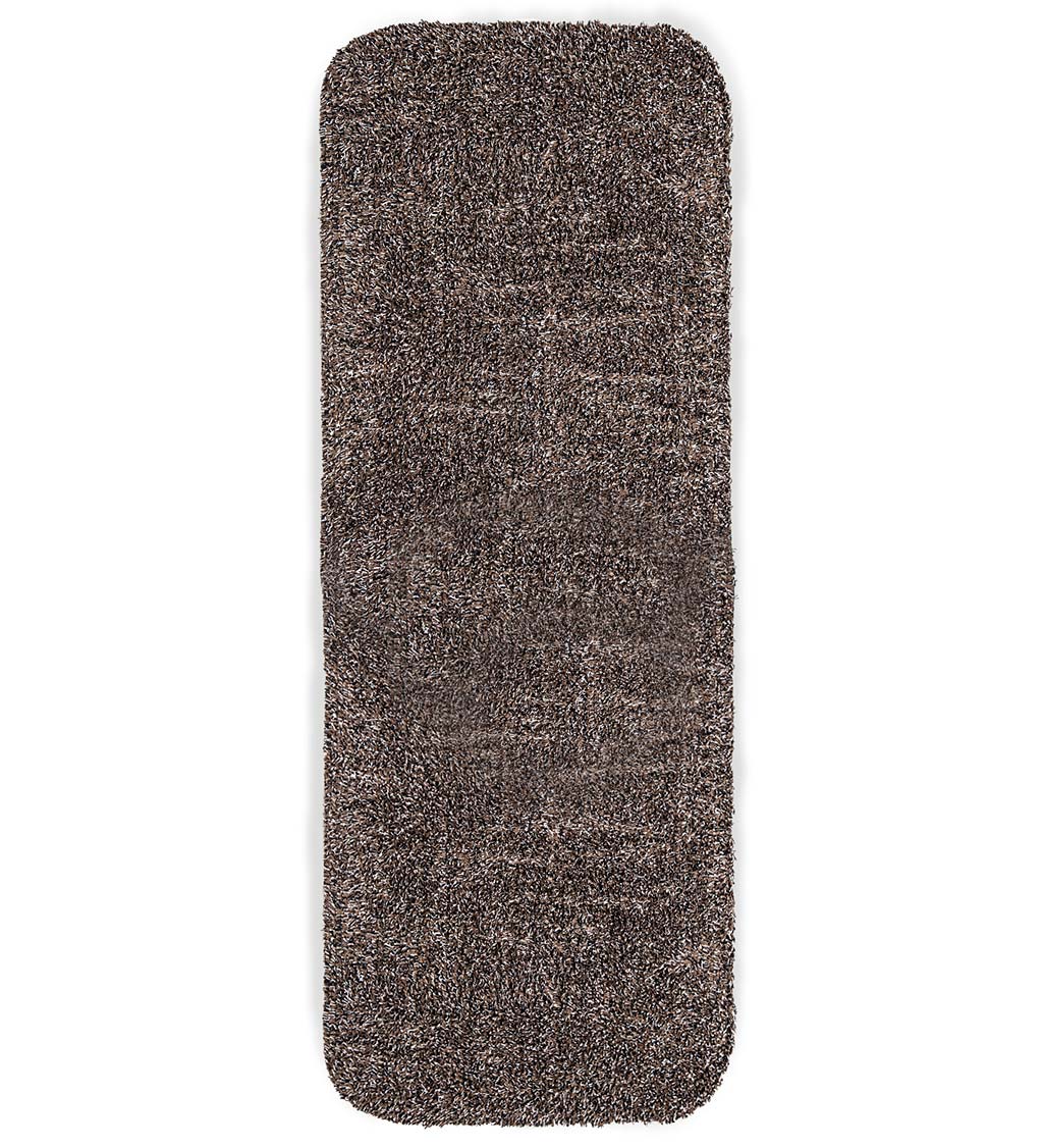 Microfiber Mud Rug With Non-Skid Backing, 29" x 58" Runner - Taupe