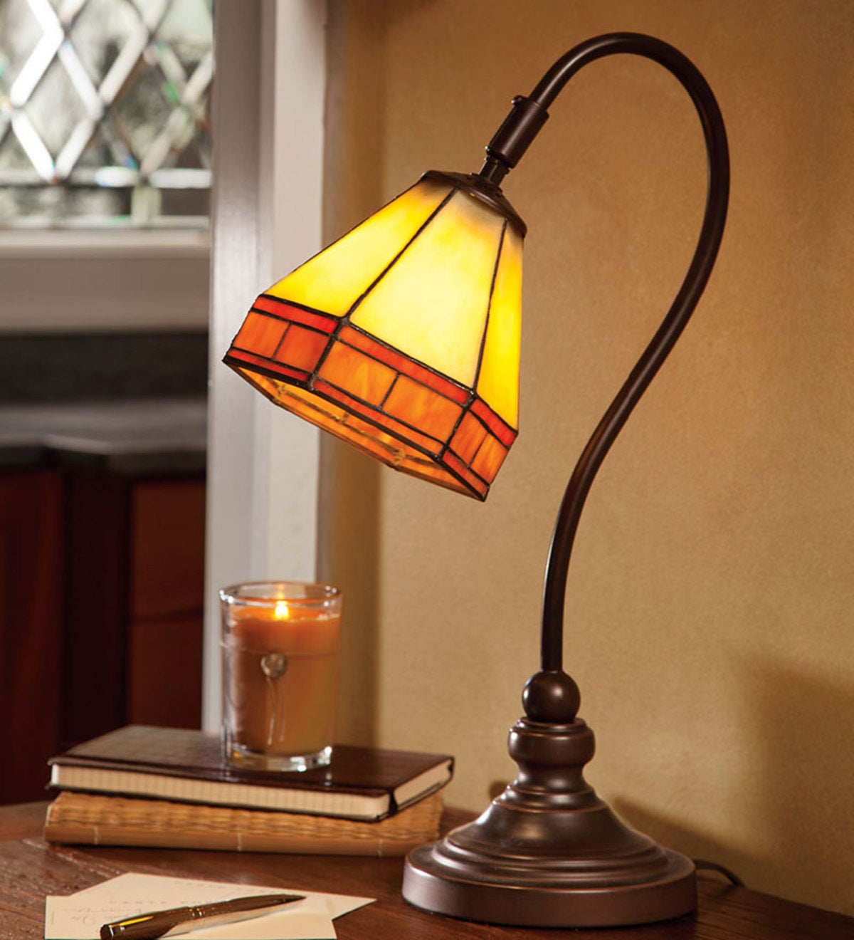 Tiffany mission deals style table lamps