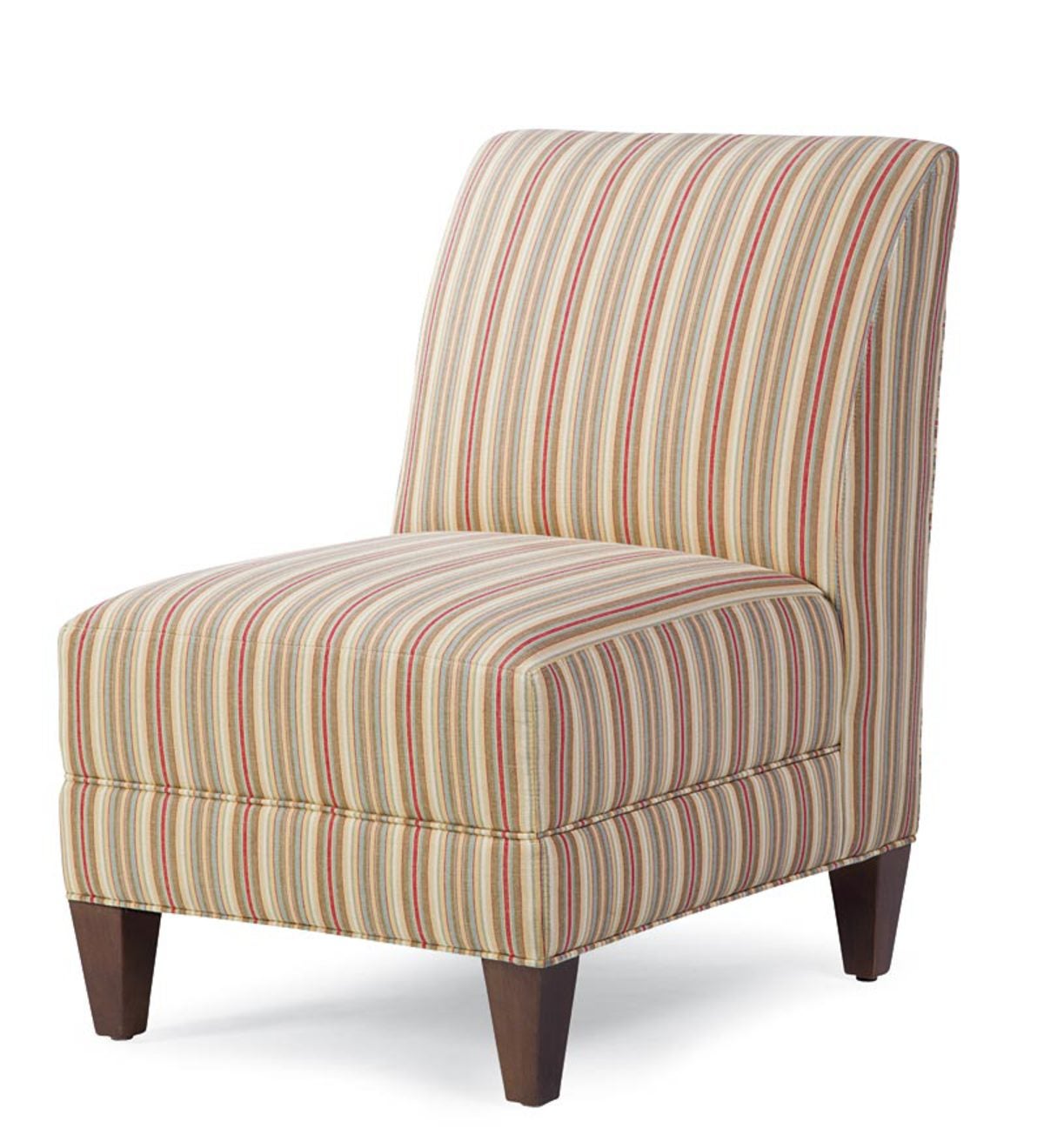 USA-Made Bedford Collection Upholstered Armless Chair