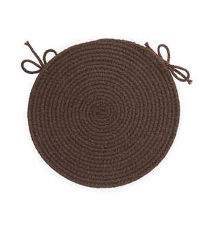 Blue Ridge Wool Braided Chair Pads, Set of 4