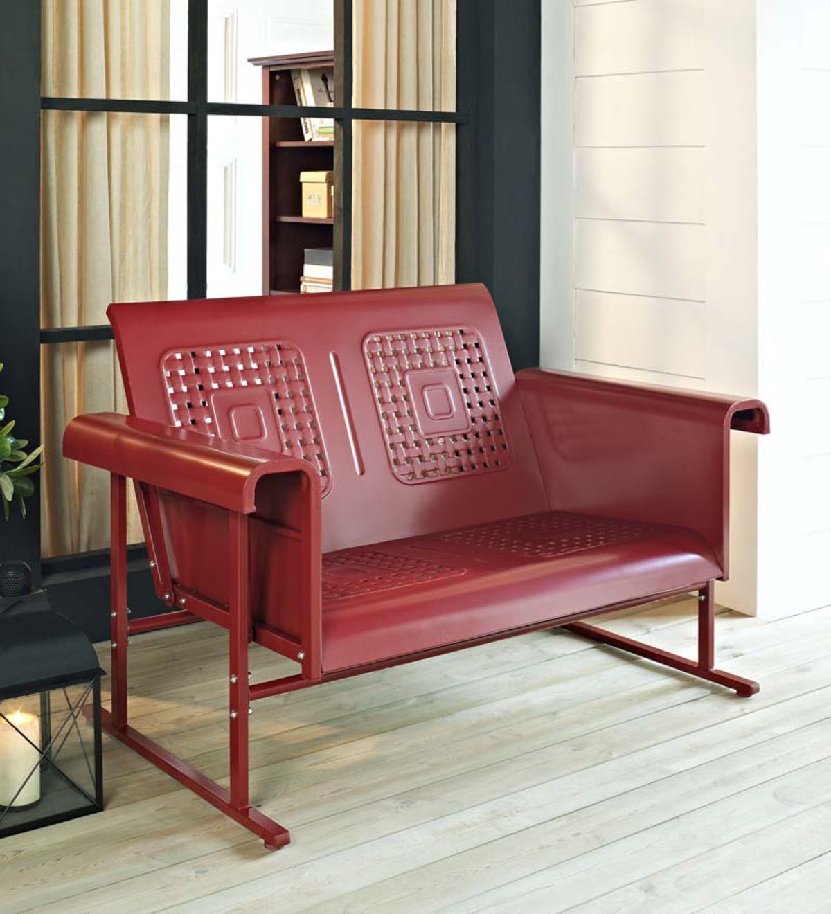 Veranda Metal Loveseat Glider