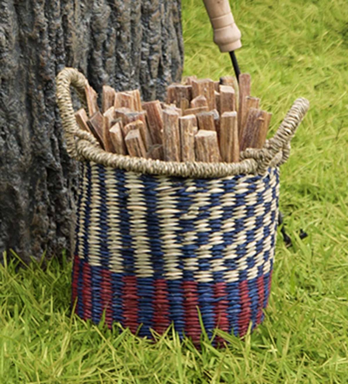 Americana Fatwood Basket with 5 lbs. Fatwood Plow Hearth