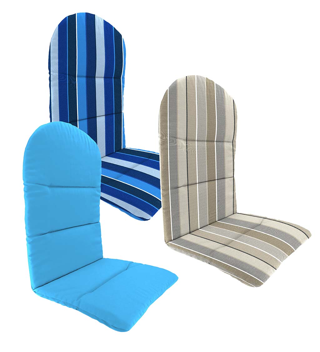 Adirondack Chair Cushion - Gray, Size 49 in. x 20.5 in. x 2 in., Sunbrella | The Company Store