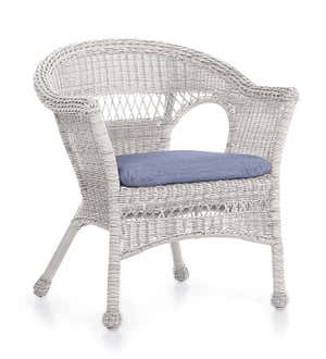 Easy Care Resin Wicker Chairs And Coffee Table Set