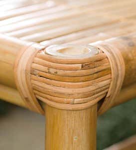 Bamboo Outdoor Bench