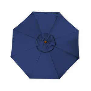 Classic Patio Market Umbrella with Aluminum Pole, 7' dia. - Midnight Hydrangea