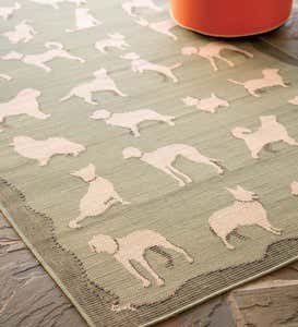 Dog Walk Rug, 7'10”x 9'10”