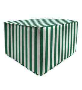 Square Sunbrella™ Deluxe Outdoor Pouf Ottoman