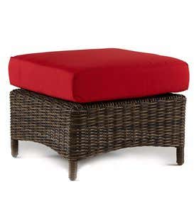 St. John Wicker Outdoor Ottoman