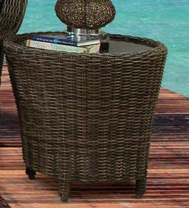 St. John Wicker Outdoor End Table