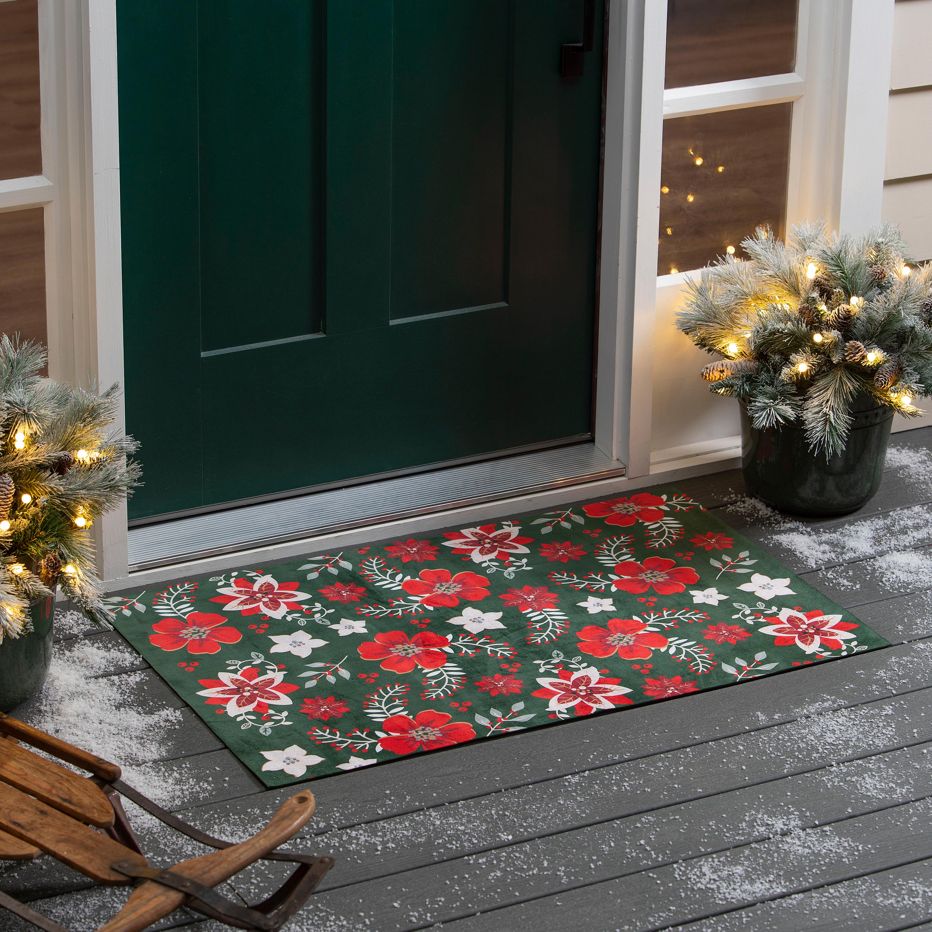 Christmas Doormat for Front Porch, Winter Doormat, Holiday Hostess Gift, Front  Door Mat, Holiday Door Mat, Christmas Decor Outdoor 